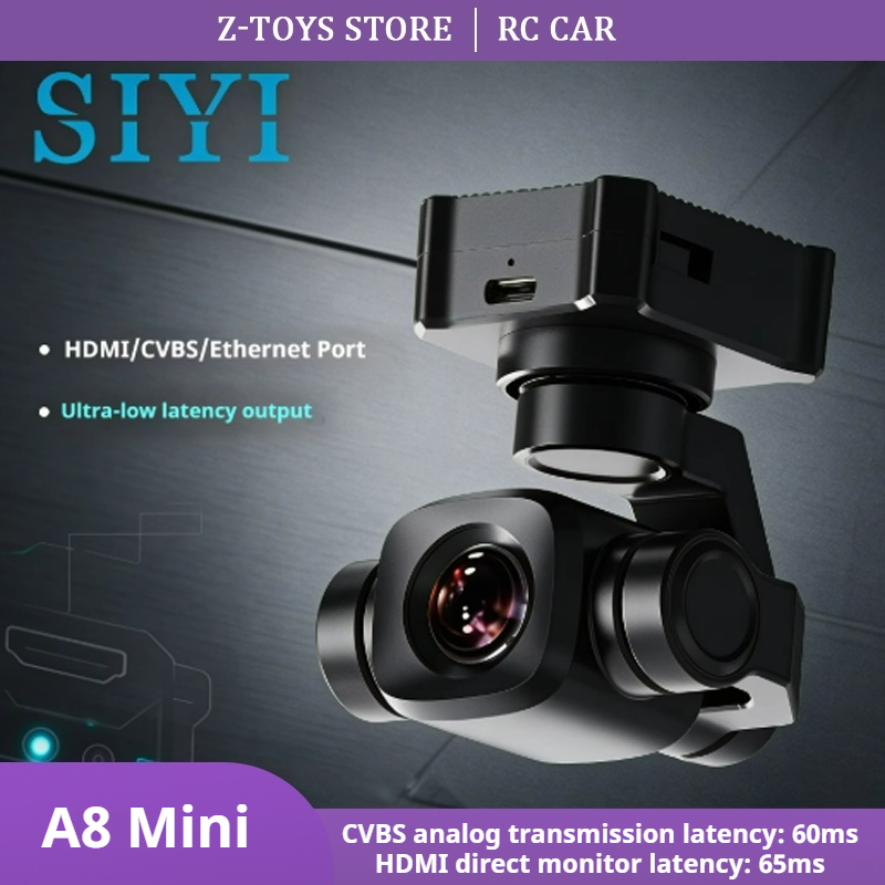 Drone Aerial Photography - SIYI A8 กล้องกิมบอลซูม 4K ขนาดเล็ก พร้อมระบบมองเห็นในที่มืดแบบ