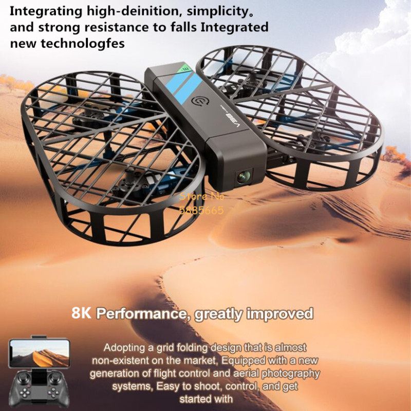 Drone Video Production - กล้อง 8K HD 360 ° การป้องกัน