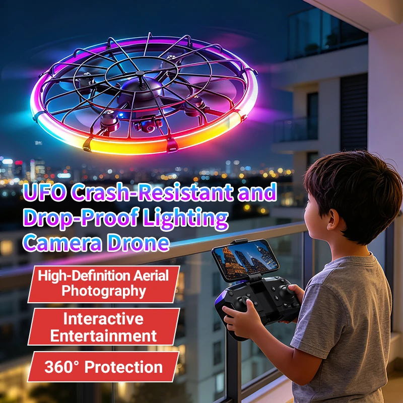 Drone Cinematic - โดรน JJRC H145 UFO RC พร้อมเลนส์คู่