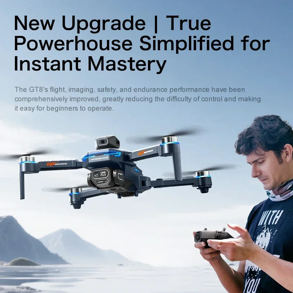 Drone 4K HD GT8 กล้องหลีกเลี่ย - Drone Photogrammetry บทวิจารณ์และราคา