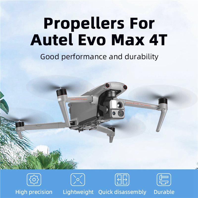 A33T-20X ใบพัดแบบปลดเร็ว ใบพัด - Autel Drone Evo Max 4T บทวิจารณ์และราคา