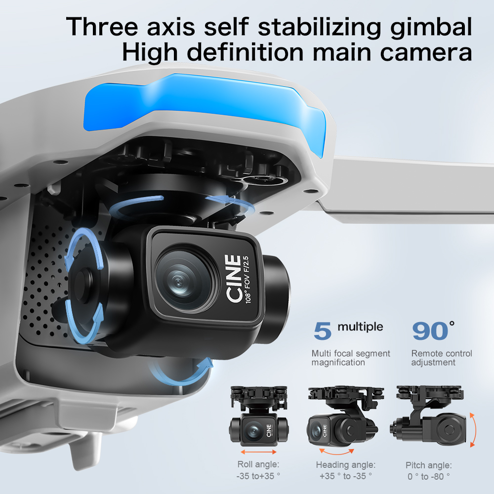 โดรน S-X1 MAX GPS พร้อมกิมบอล  - Drone Multispectral บทวิจารณ์และราคา