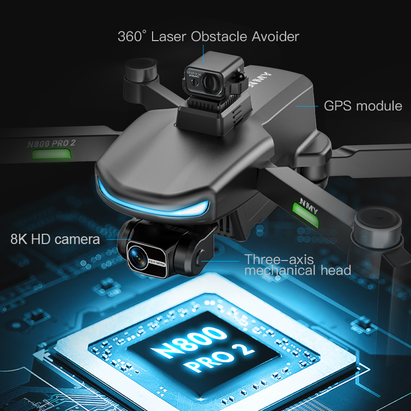 โดรน N800 PRO 2 GPS ระดับมืออา - Drone Multispectral บทวิจารณ์และราคา