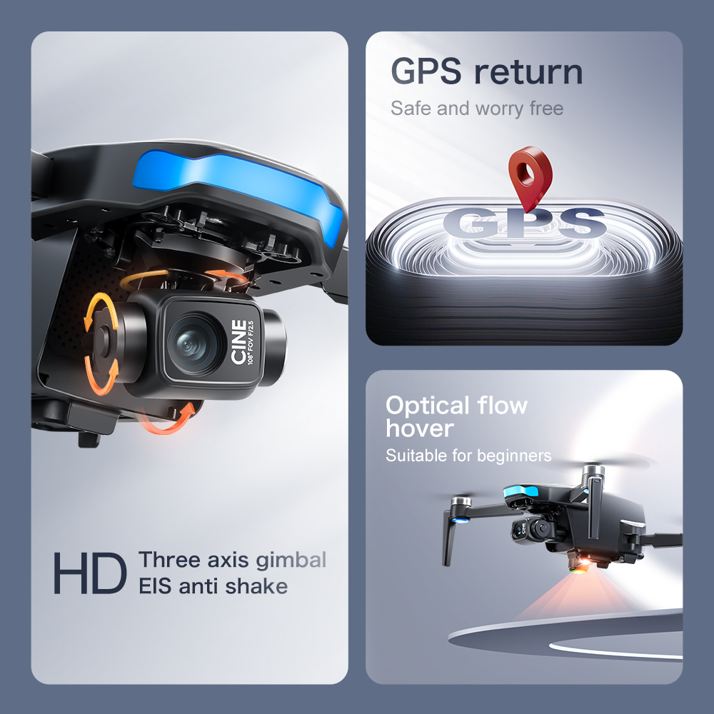 โดรน GPS รุ่น S-X1 ดั้งเดิม กล - Drone Multispectral บทวิจารณ์และราคา