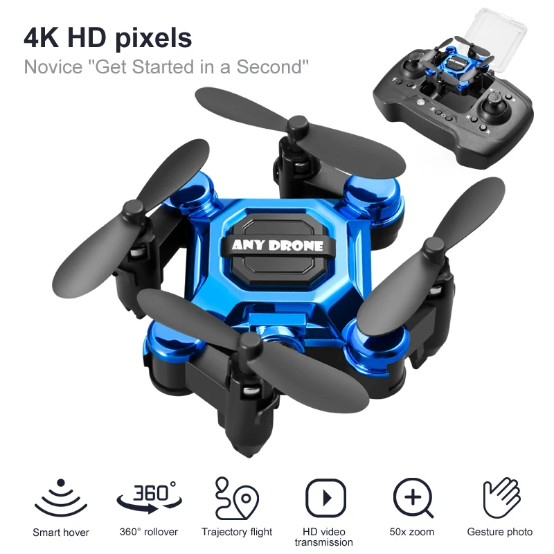 กล้อง 4K HD RC โดรน พับรีโมทคอ - Drone Video Production บทวิจารณ์และราคา